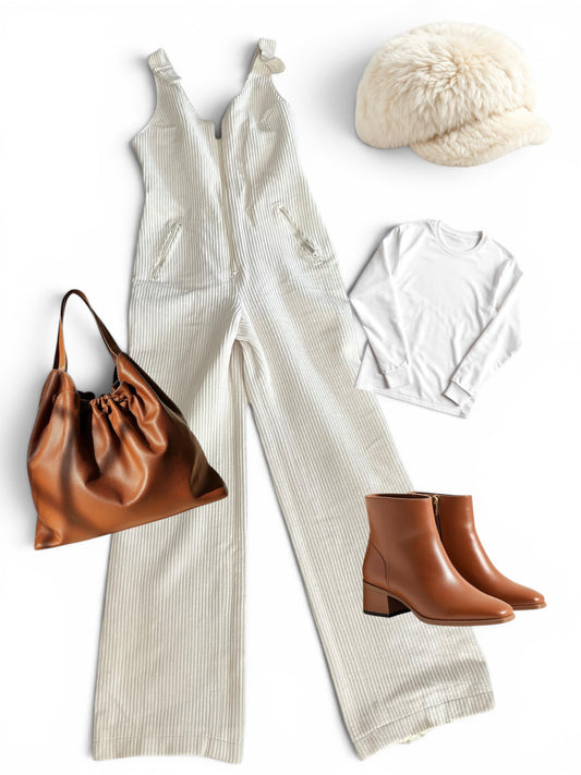 CREAM 70s EHLO SKI LOUNGEWEAR SUIT  | 10
