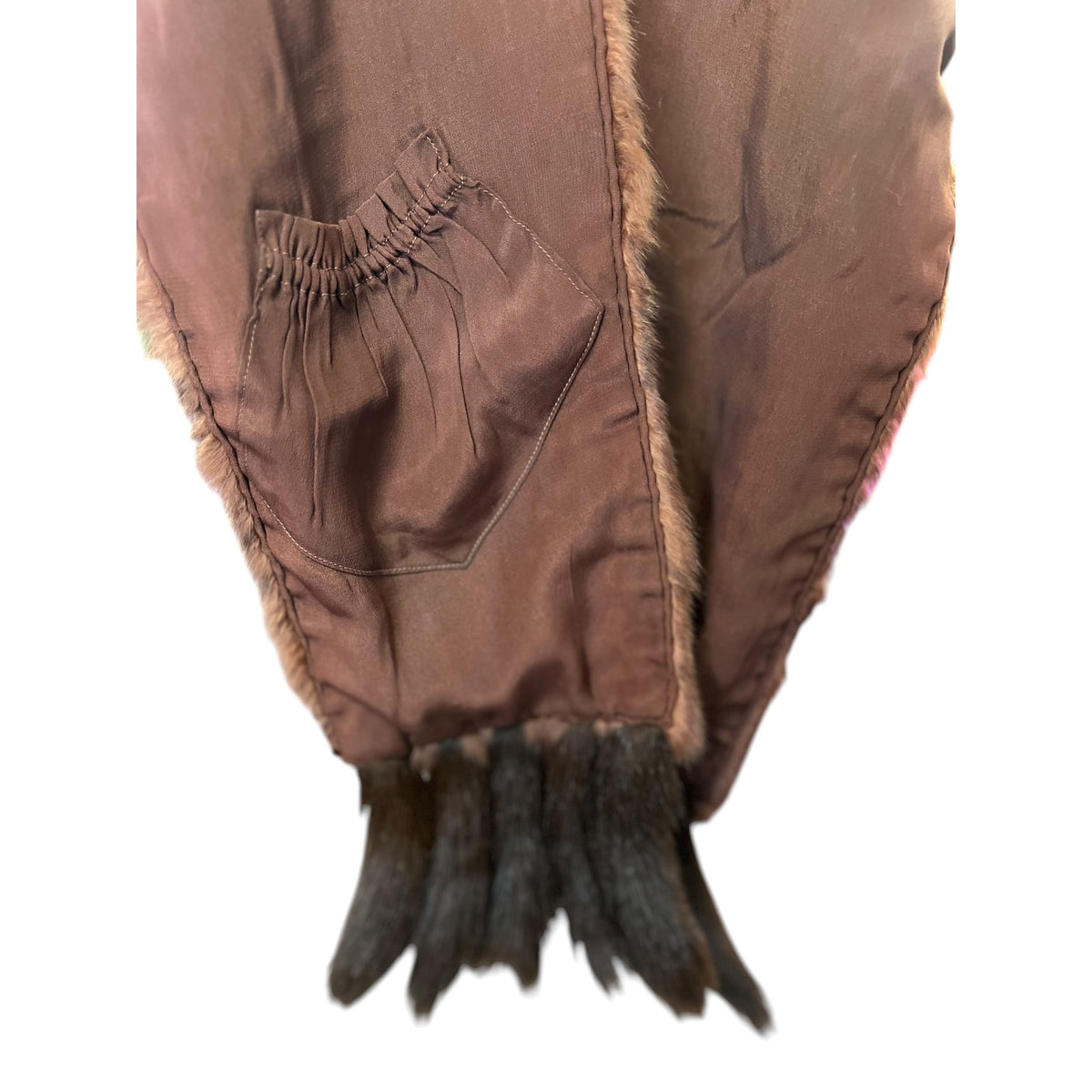 BROWN MINX FUR STOLE