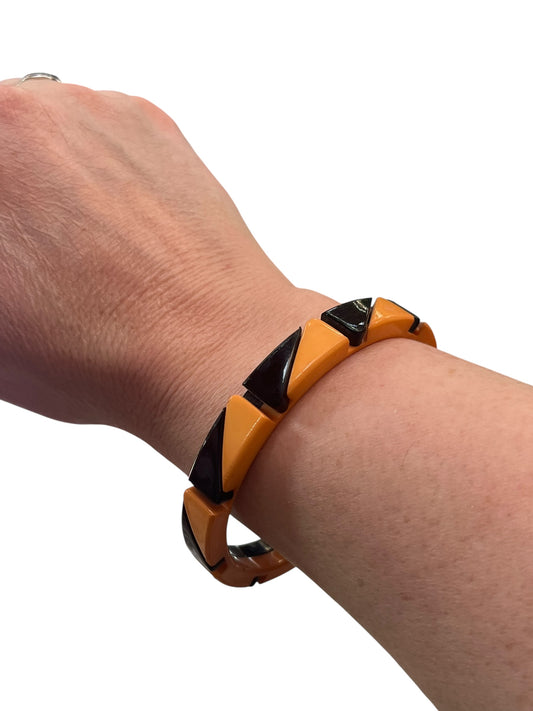 ORANGE & GREEN GERMAN BANGLE