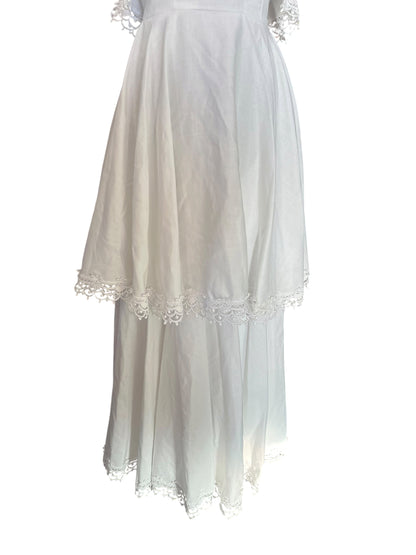 1970s WHITE DRESS | 4/6