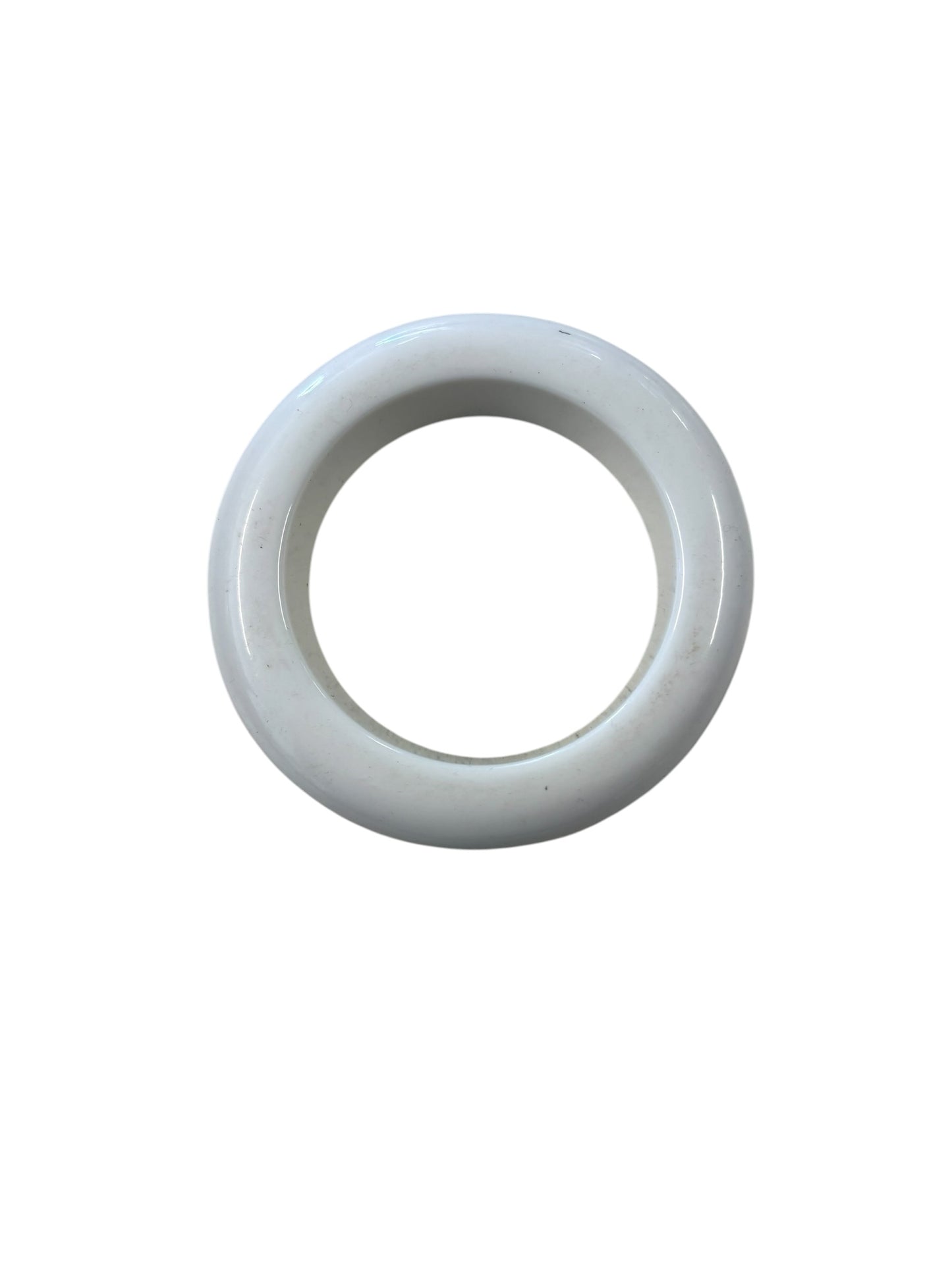 WHITE THICK BANGLE