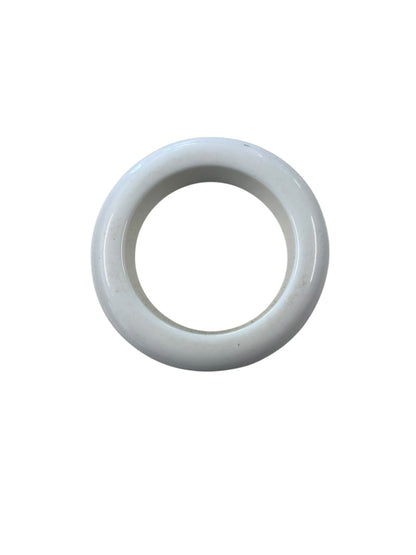 WHITE THICK BANGLE