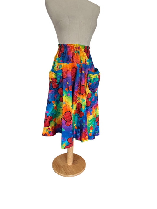 HEART RAINBOW SKIRT | 8