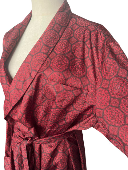 ESKAY PAISLEY ROBE M/L