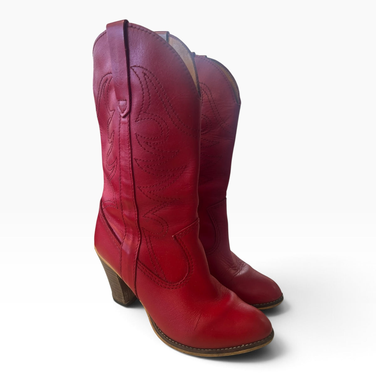 RED WESTERN BOOTS | 7