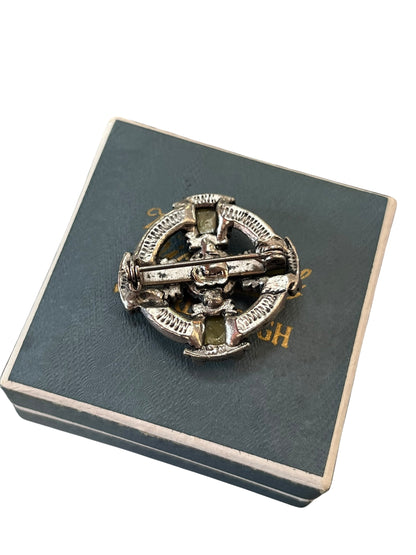 CELTIC STONE BROOCH