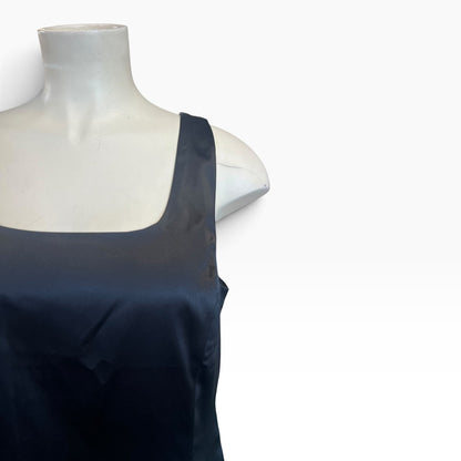 BLACK FRIDAY BLACK SATEEN DRESS | 20