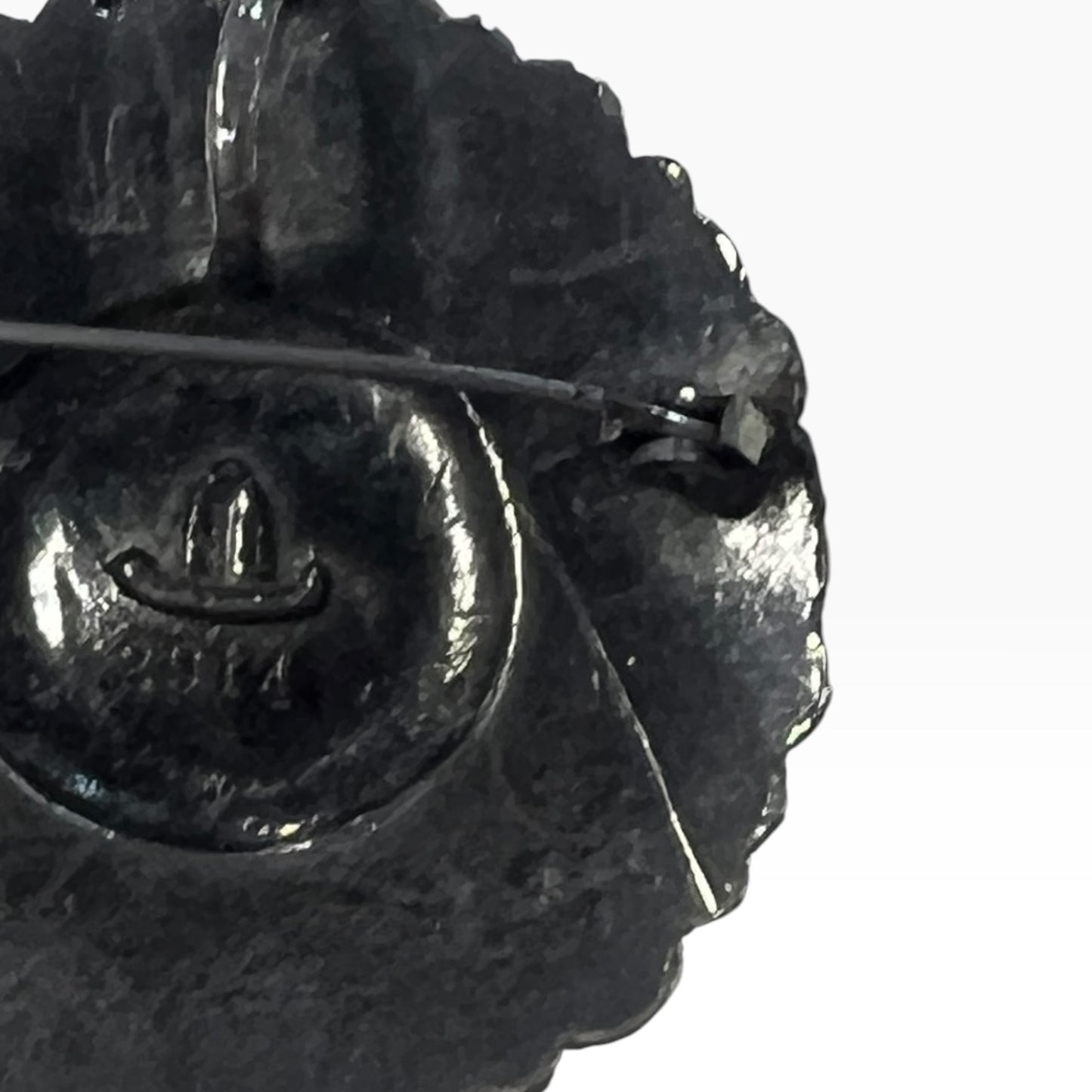 MEXICAN SILVER PINK BROOCH