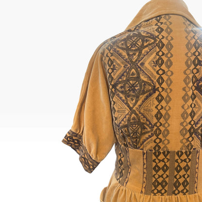 FANNY BUSS HANDPRINTED DRESS | 12/14