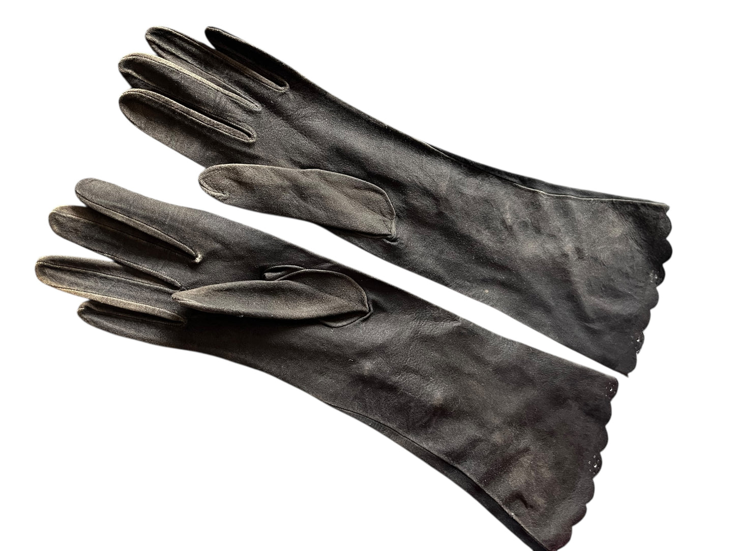 BROWN SUEDE GLOVES