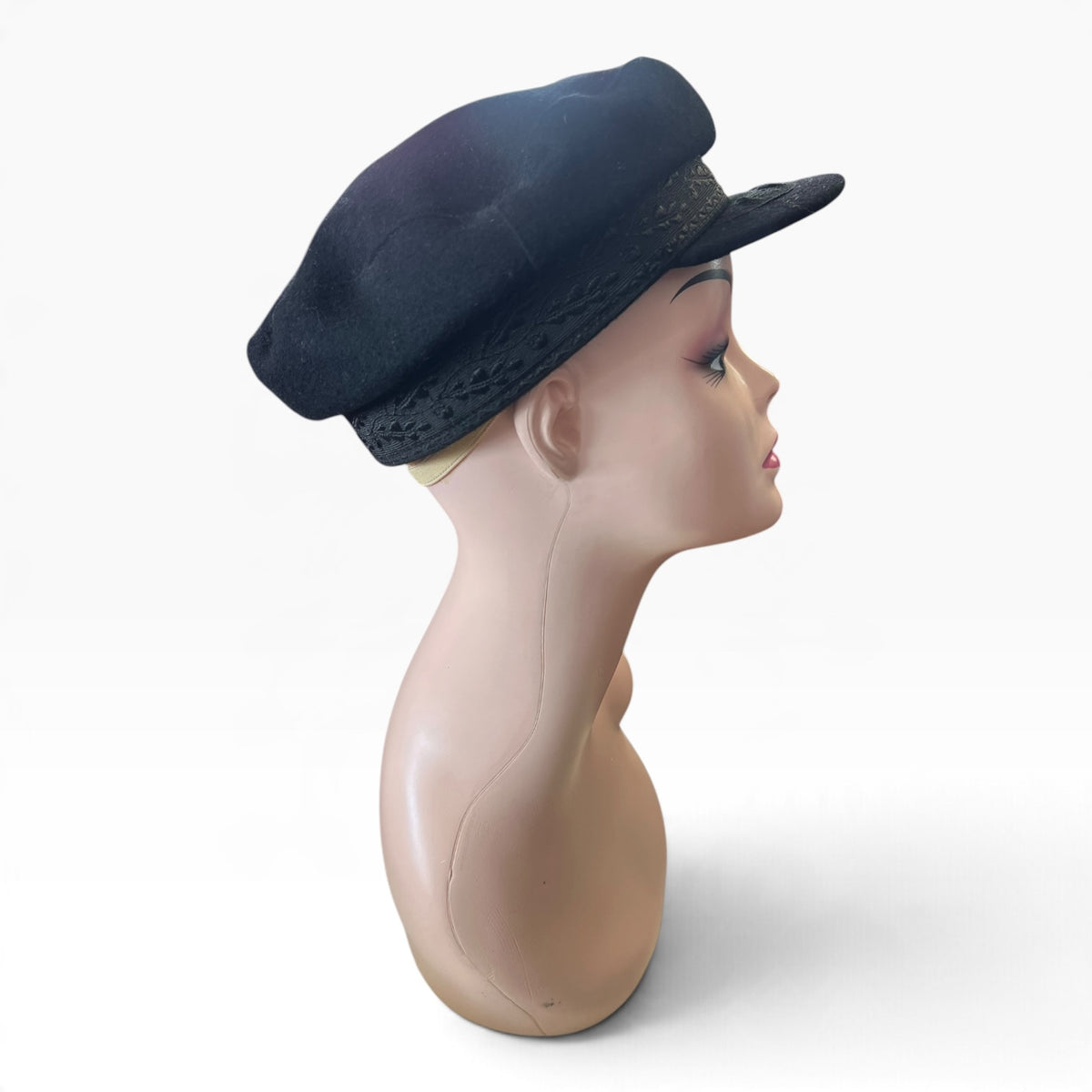 ESKAY BLACK WOOL CAP