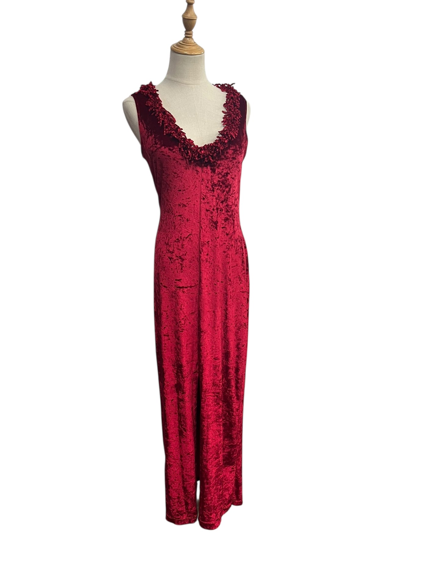 LISA HO RED VELVET DRESS | 12
