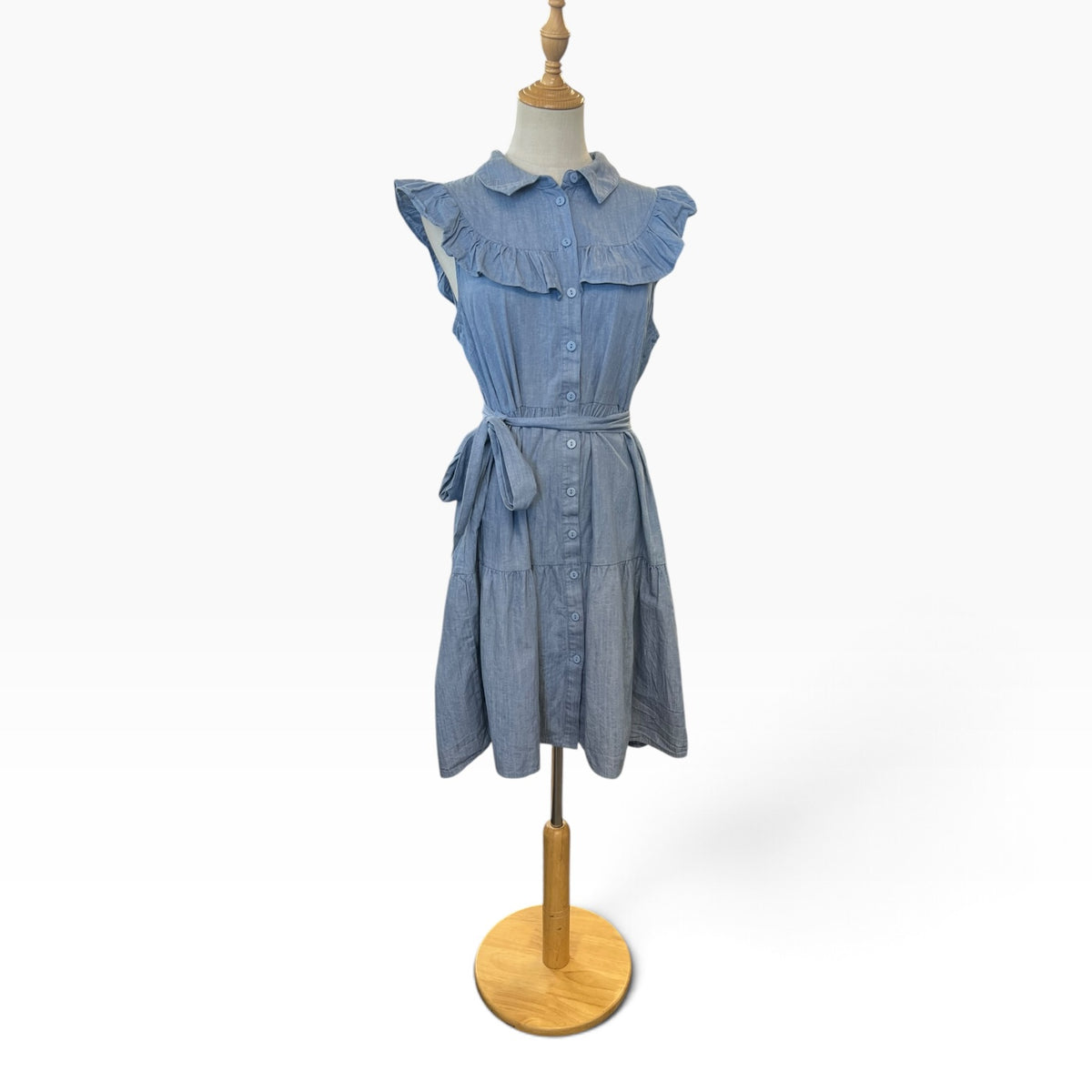 PRINCESS HIGHWAY BLUE TIERED DRESS | 10