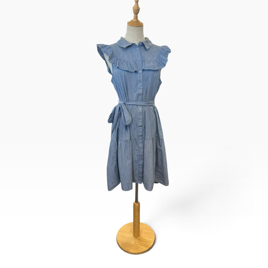 PRINCESS HIGHWAY BLUE TIERED DRESS | 10