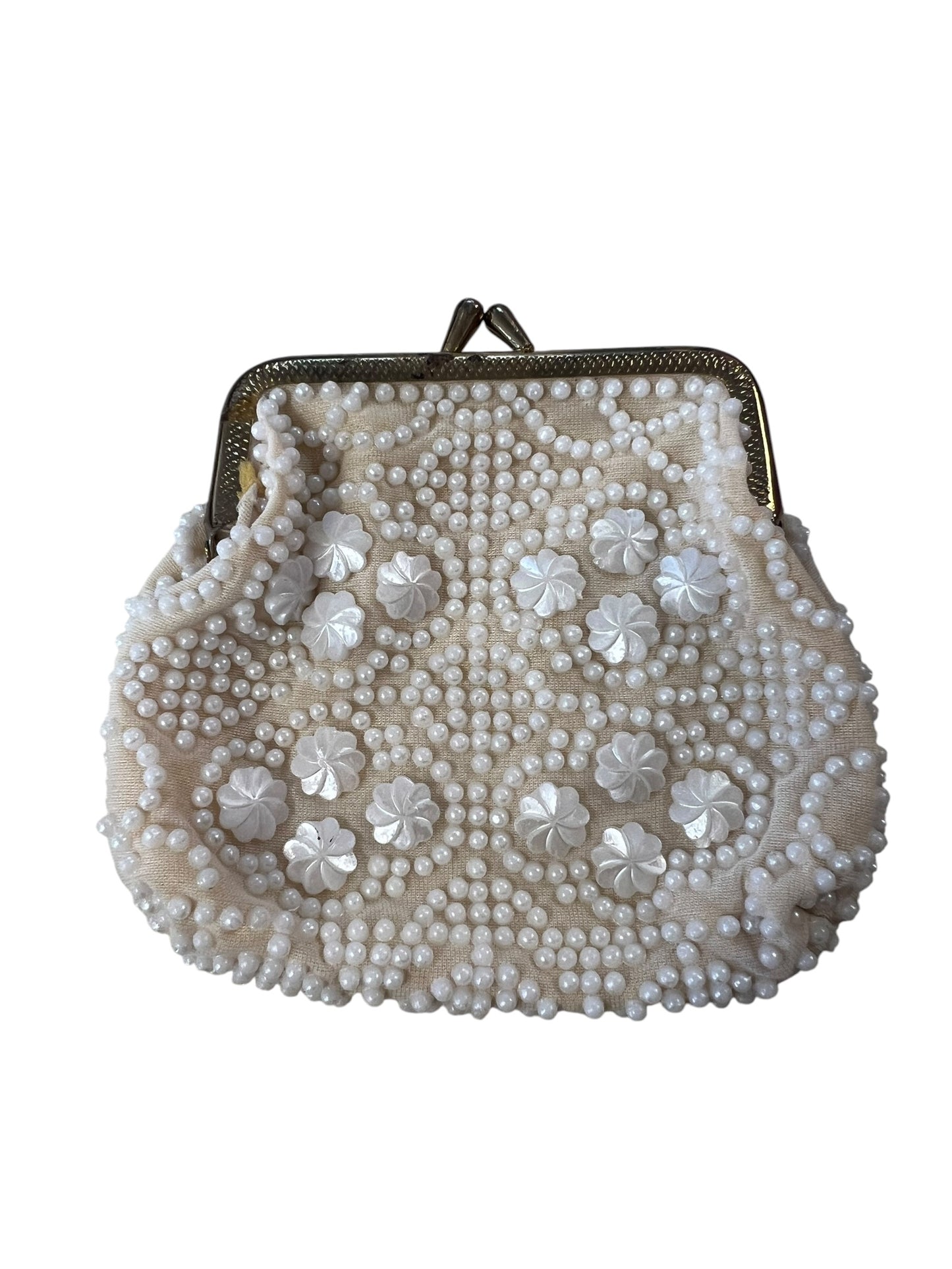 CREAM WHITE 70s PURSE