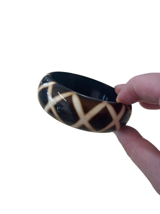 BROWN & CREAM BANGLE
