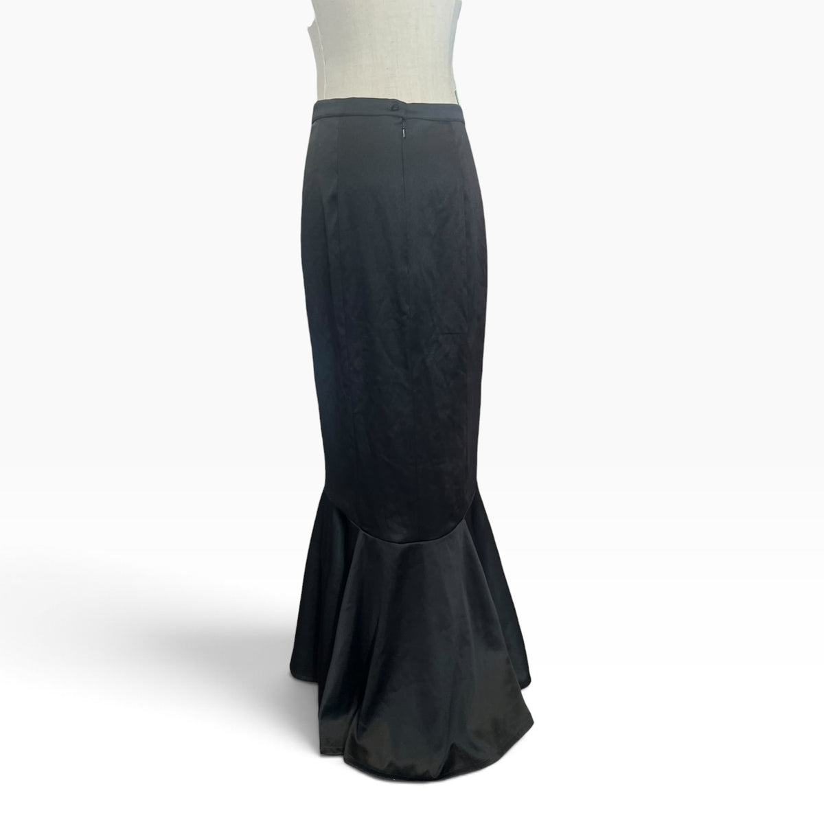 DAMSEL LONG BLACK FISHTAIL SKIRT | 10