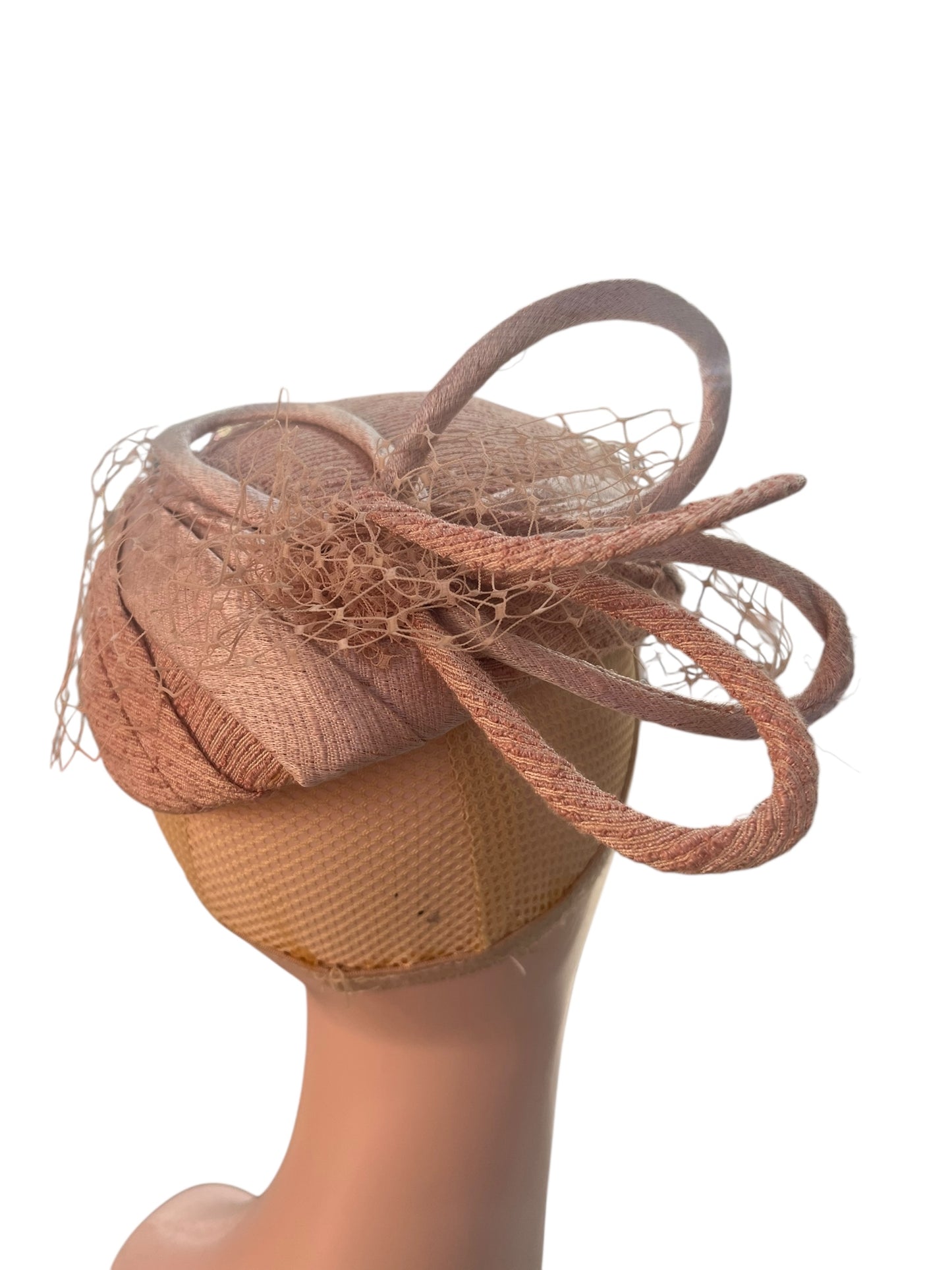 DUSKY PINK HALF HAT