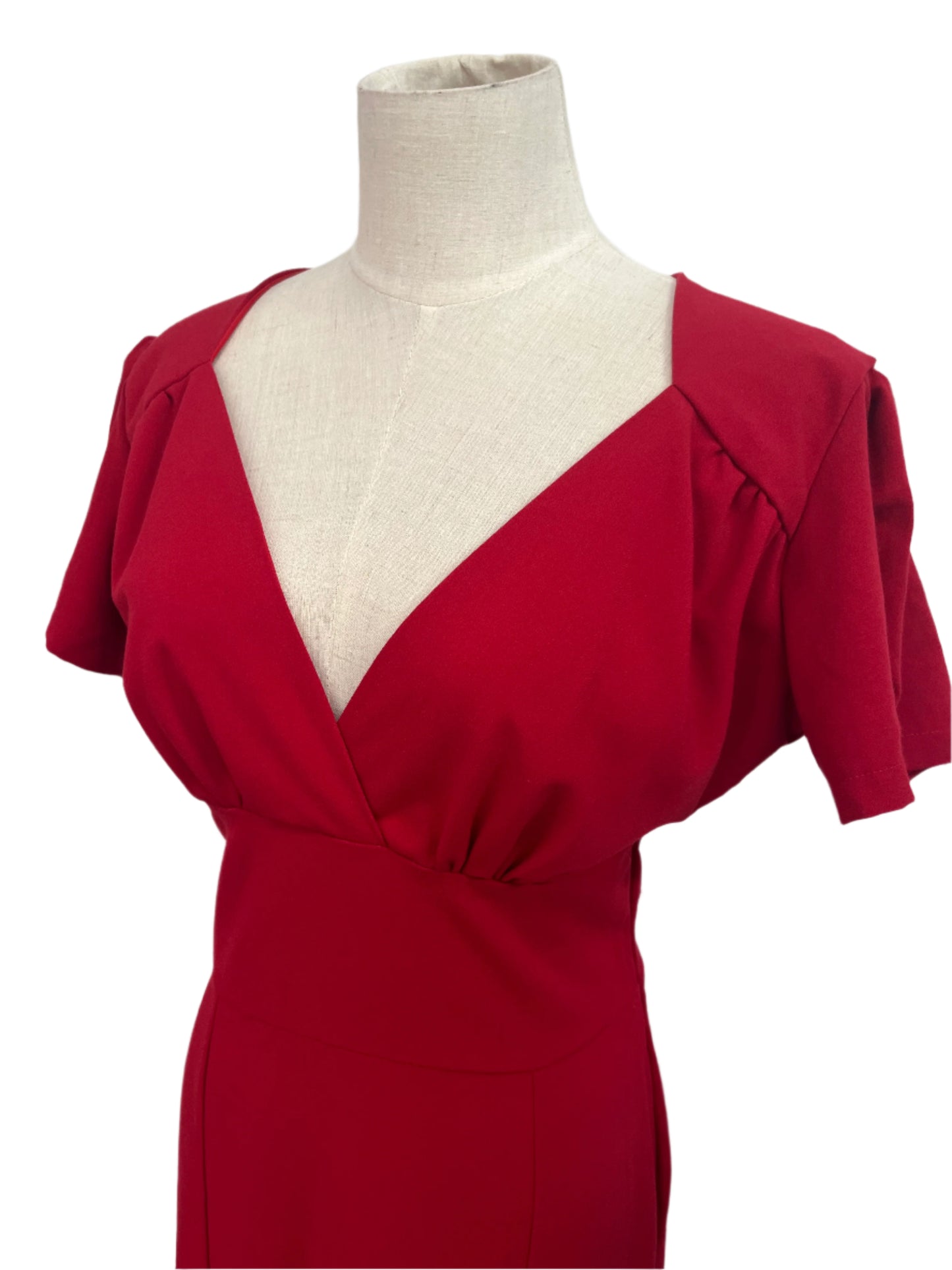 20th CENTURY FOX RED DRESS SZ 12