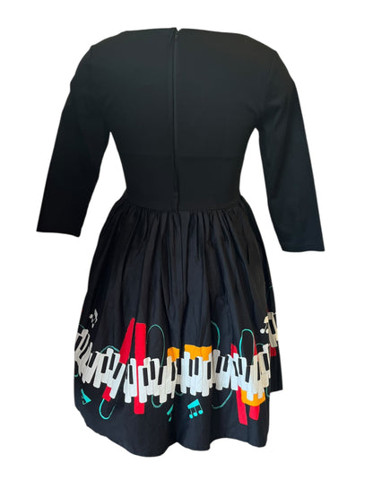 COLLECTIF KEYBOARD DRESS| M (12)