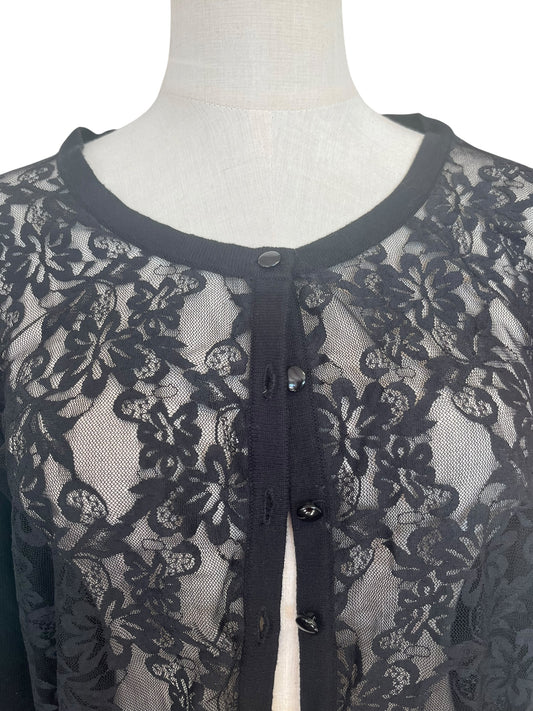 TOO FAST KNIT SKULL CARDIGAN  | XL