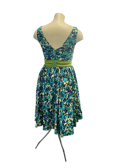 PIN UP GIRL BLUE DRESS | L
