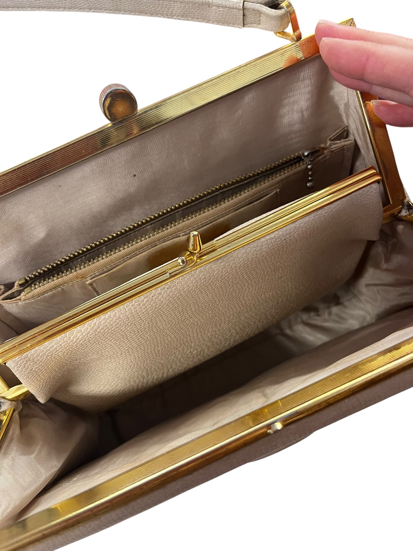 WESTCRAFT CREAM BAG