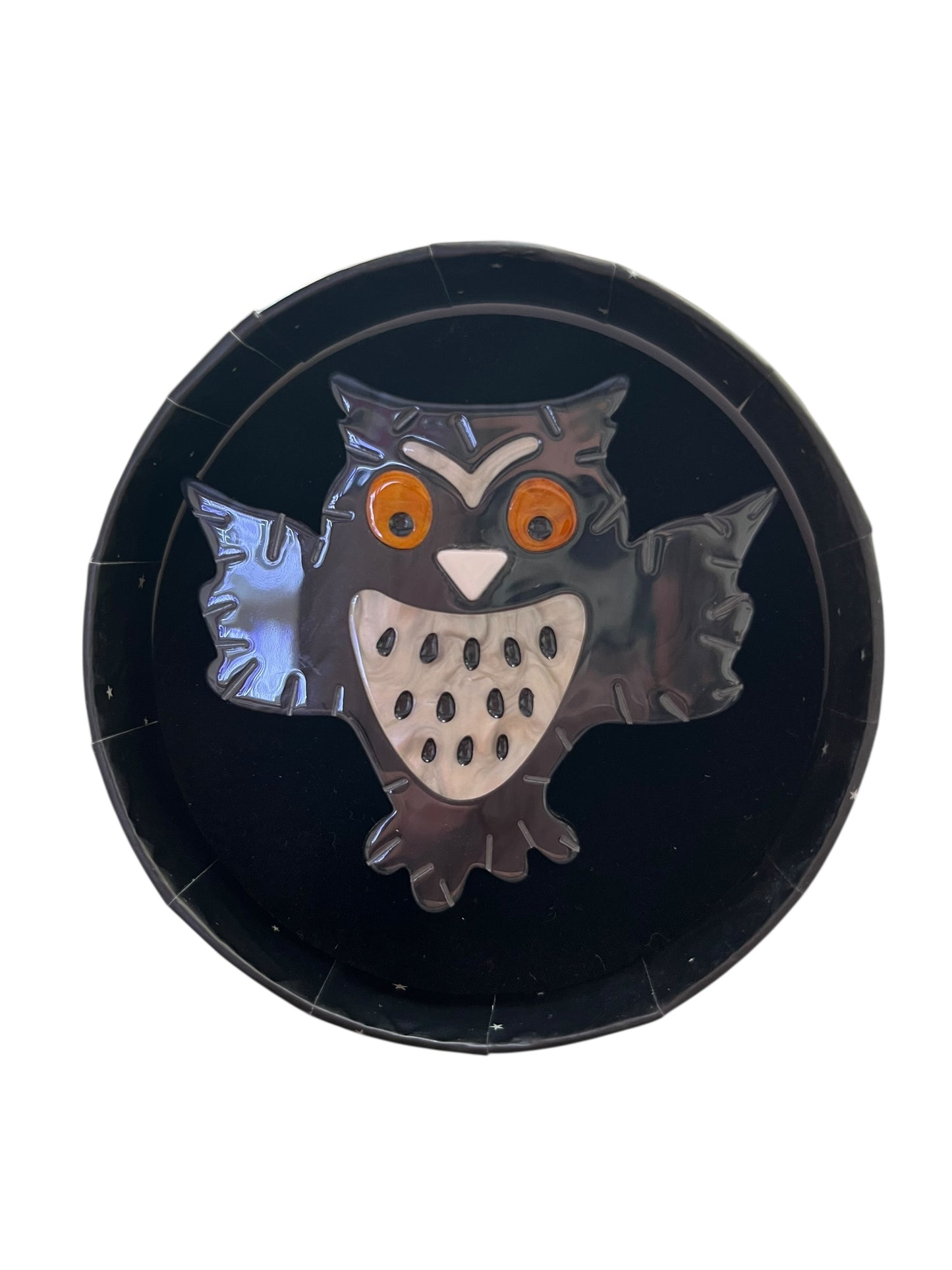 ERSTWILDER - HALLOWEEN HOOT BROOCH