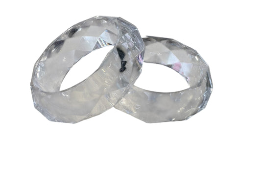 TRANSLUCENT GEOMETRICAL BANGLE