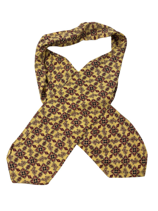 TOOTAL MUSTARD PAISLEY CRAVAT