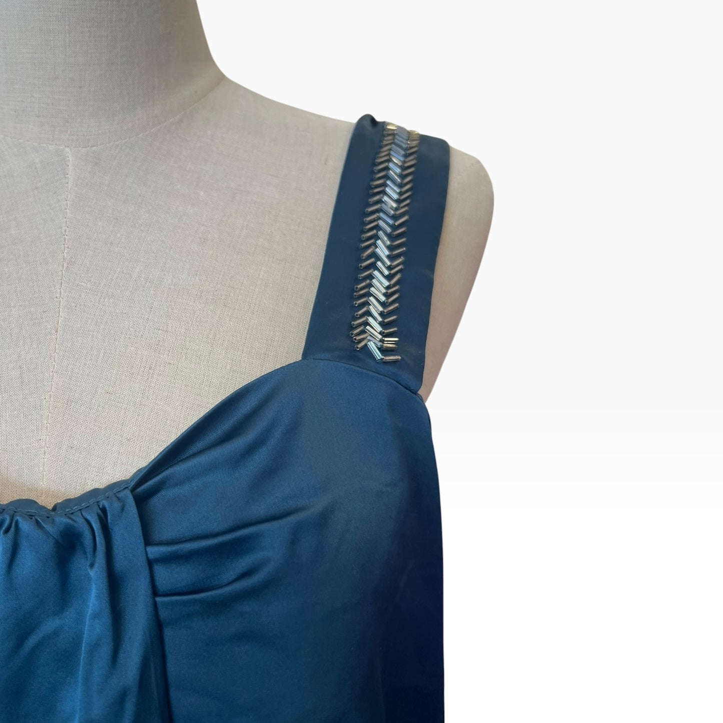 GRACE HILL BEADED SATIN TOP | 12