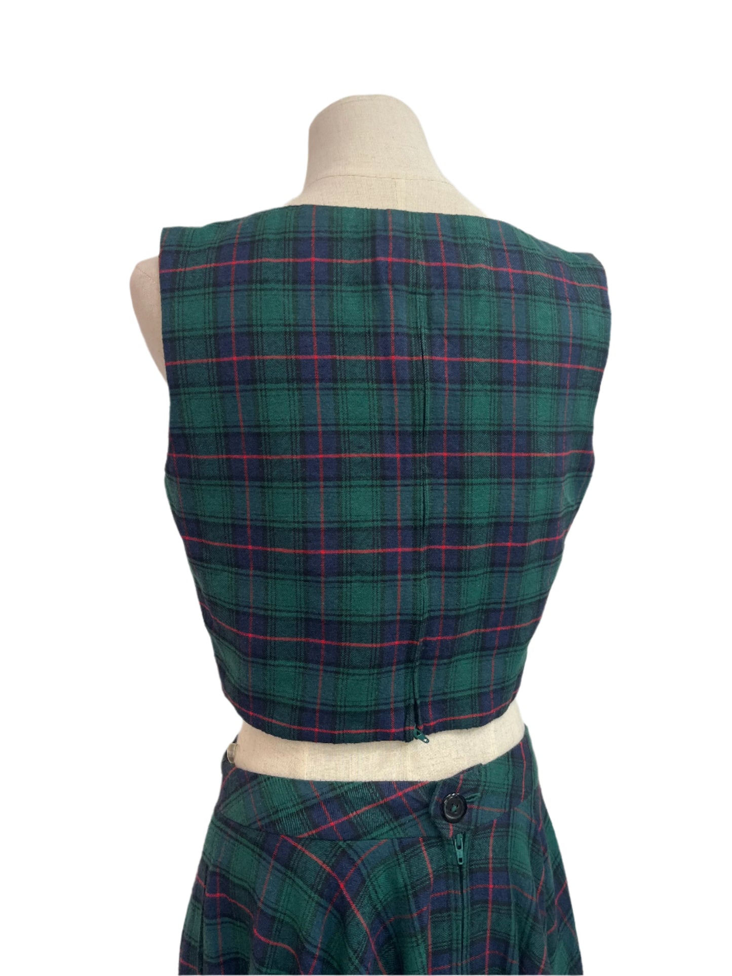 HEARTS & FOUND TARTAN TOP SZ 12