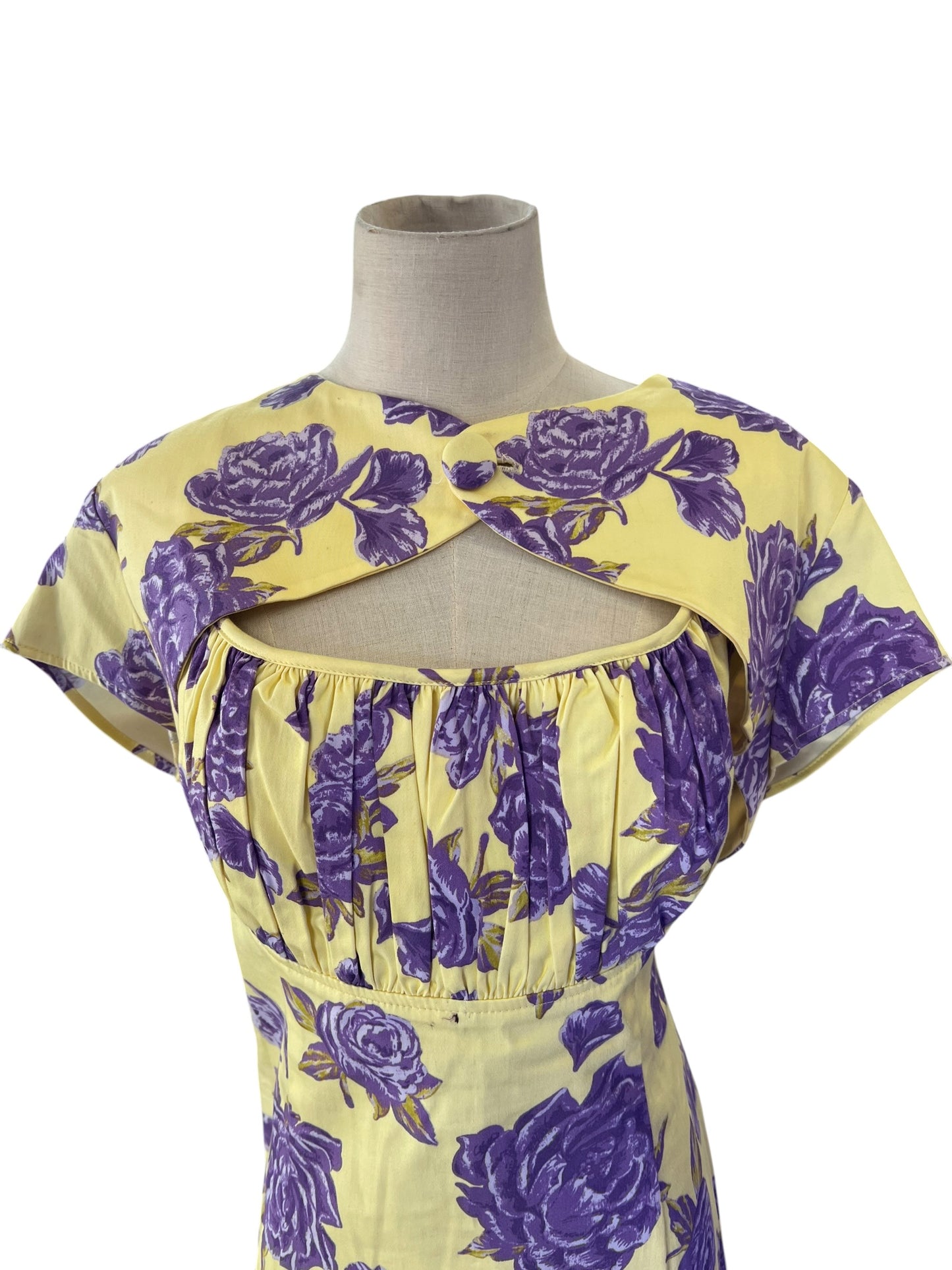 PINUP COUTURE YELLOW ROSE DRESS | XL