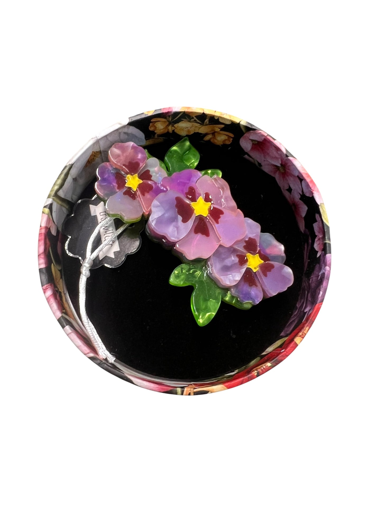 ERSTWILDER - PURPLE PROSE BROOCH