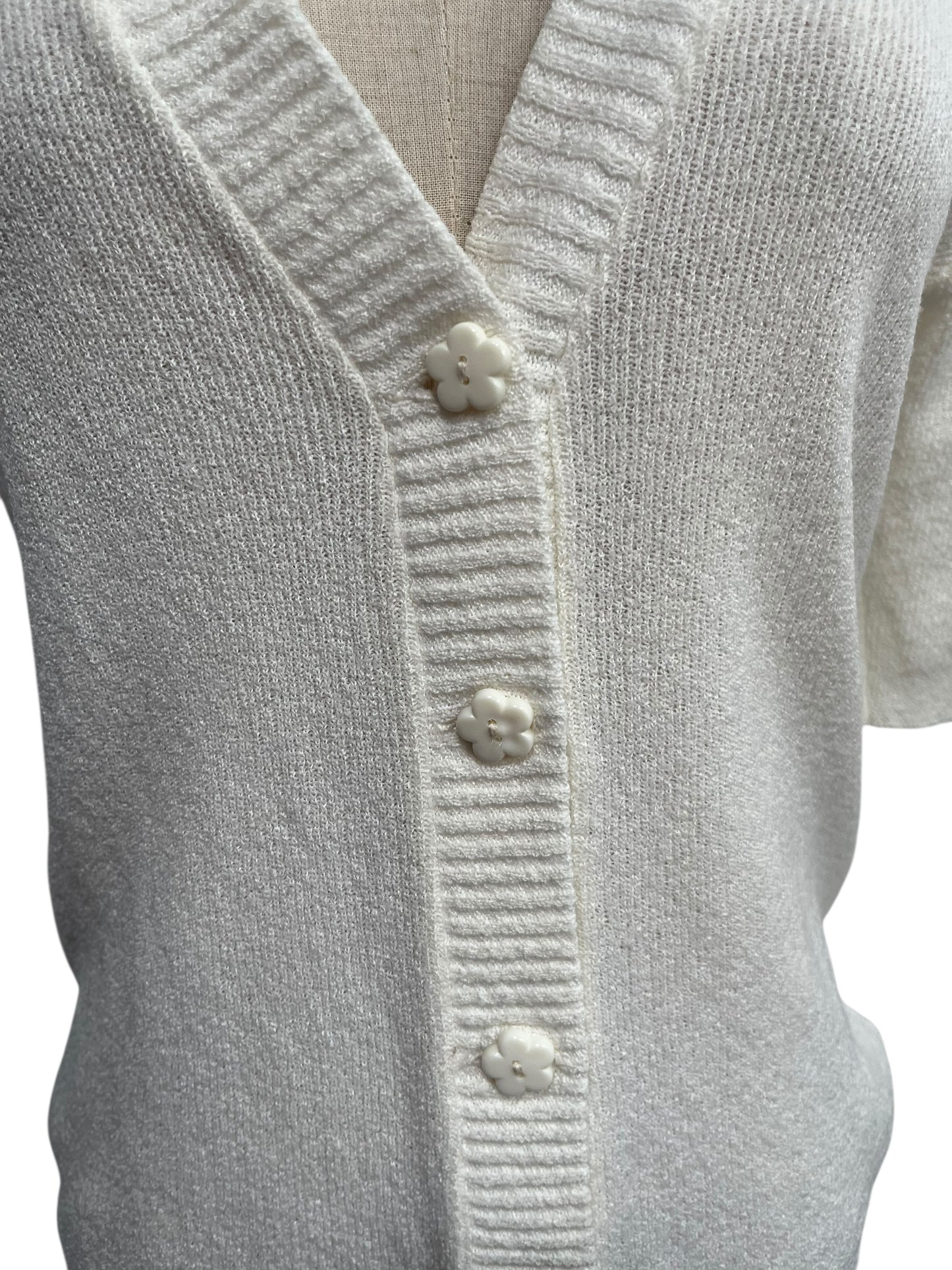 VERONA WHITE CARDIGAN | 12