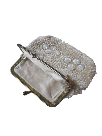 CREAM WHITE 70s PURSE
