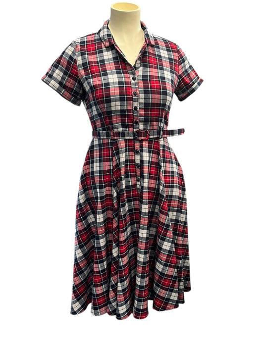 COLLECTIF TARTAN SHIRT DRESS | 14