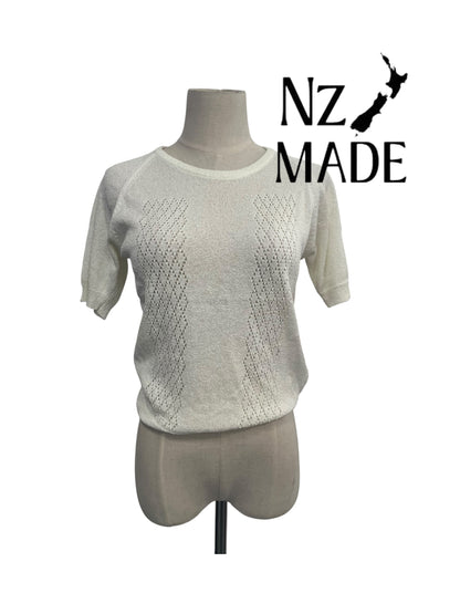 WHITE KNIT TOP | 8