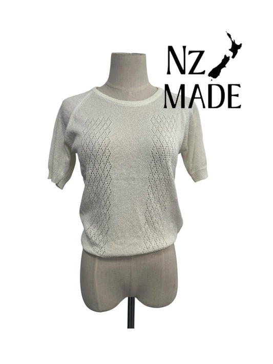 WHITE KNIT TOP | 8
