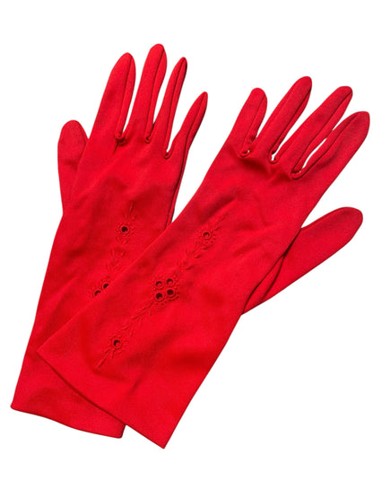 ORANGE MID LENGTH GLOVES 7.5