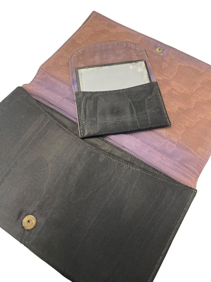 BLACK MOTHER OF PEARL CLUTCH