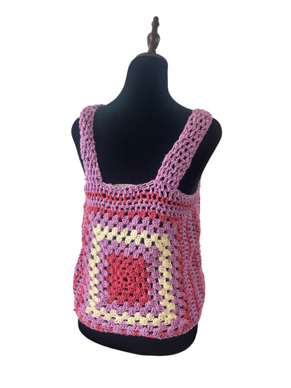 GEORGE KNITS CROCHET TOP | 10/12