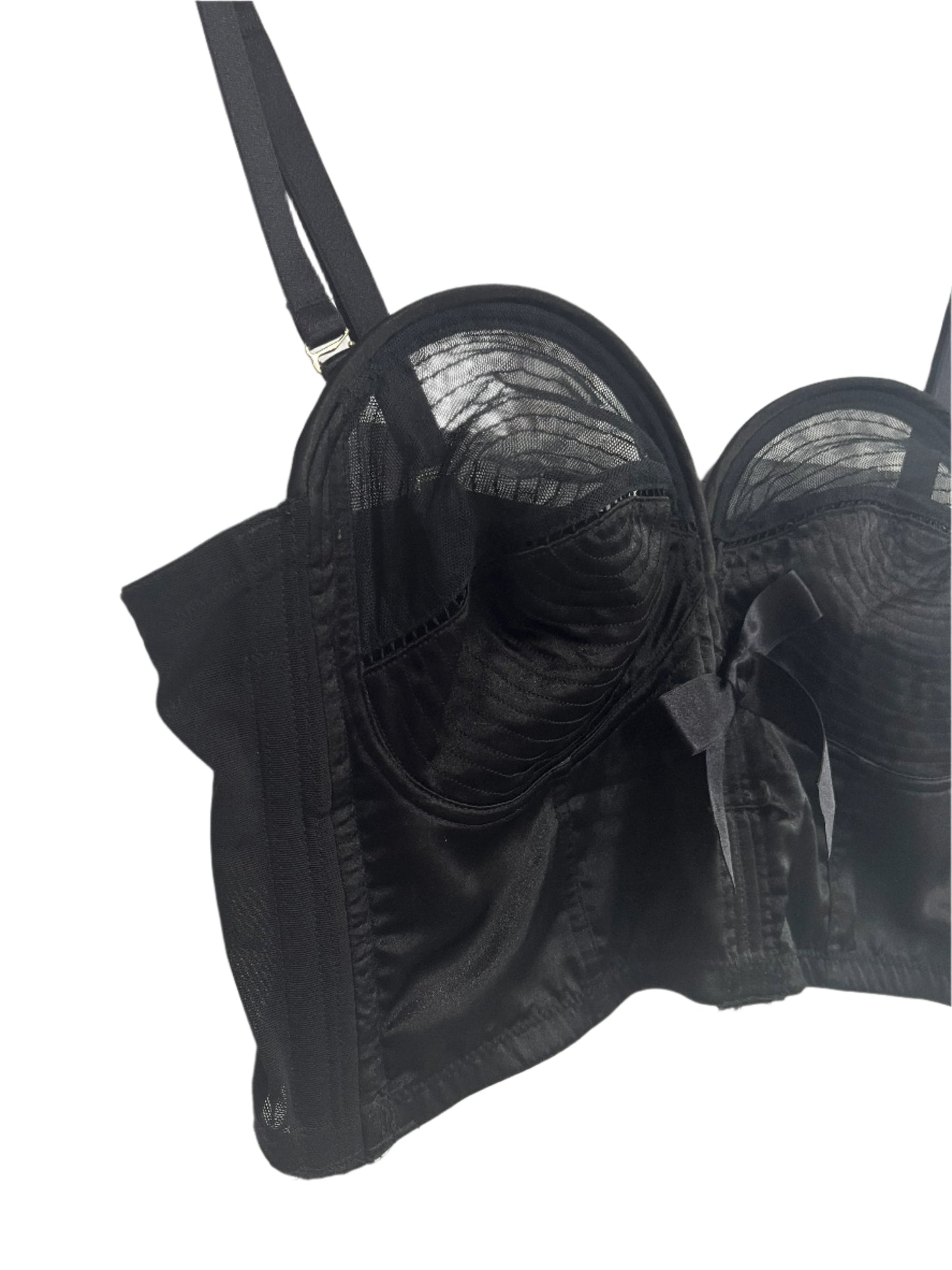 BETTIE PAIGE -LONGLINE BRA sz 38D