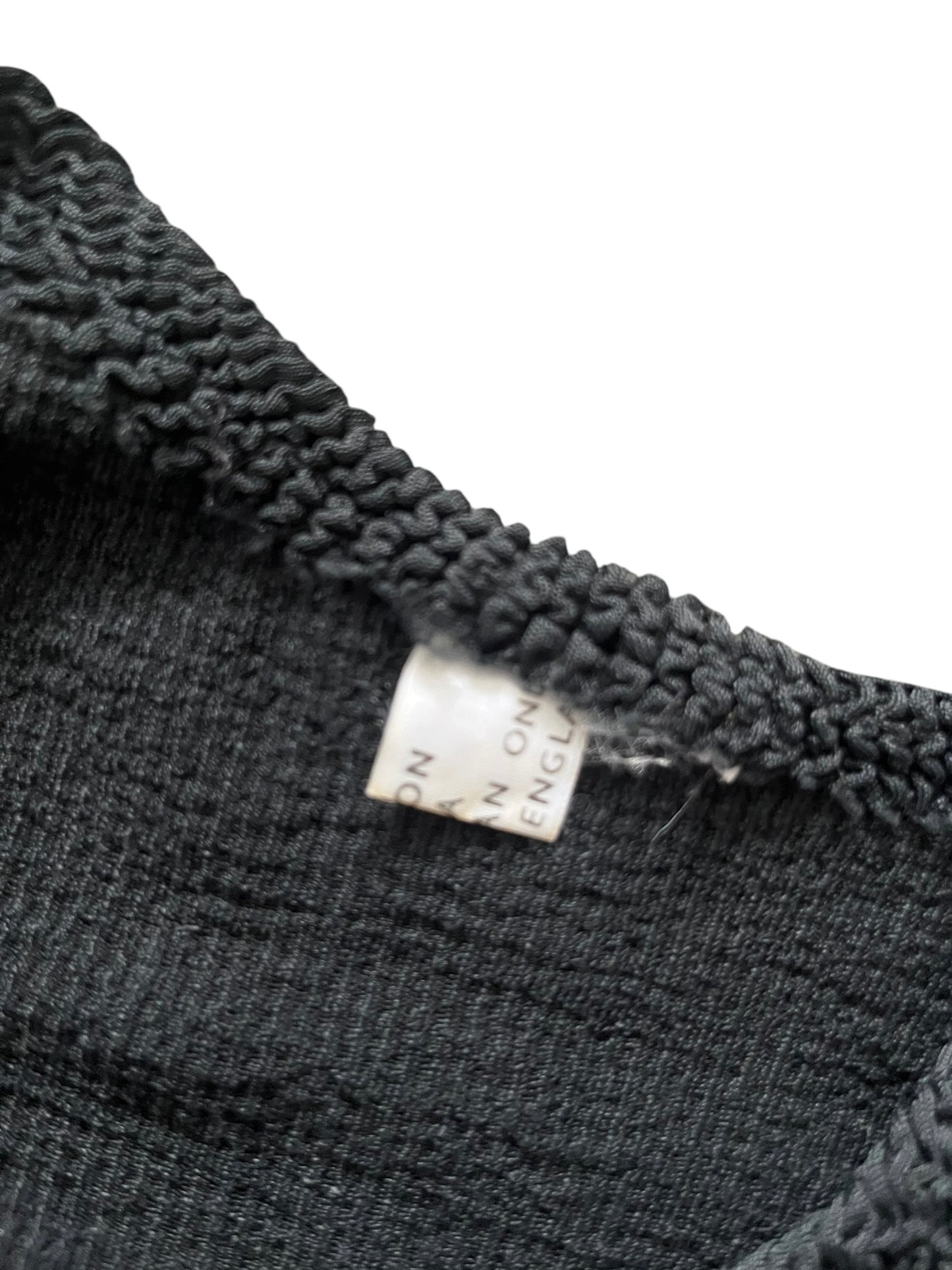 MINI CRINKLE BLACK 90S RAVE DRESS | 8