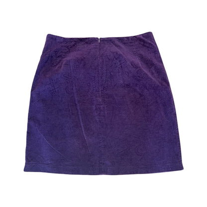PURPLE PAISLEY VELVET MINI | 10