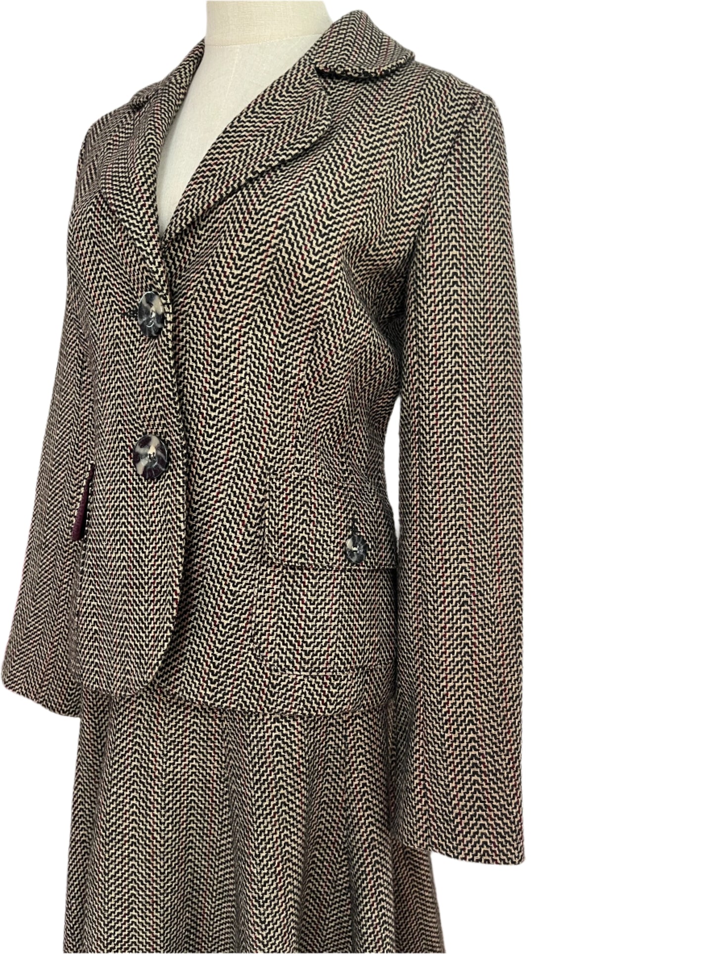 BETTY JACKSON TWEED SUIT SZ 10