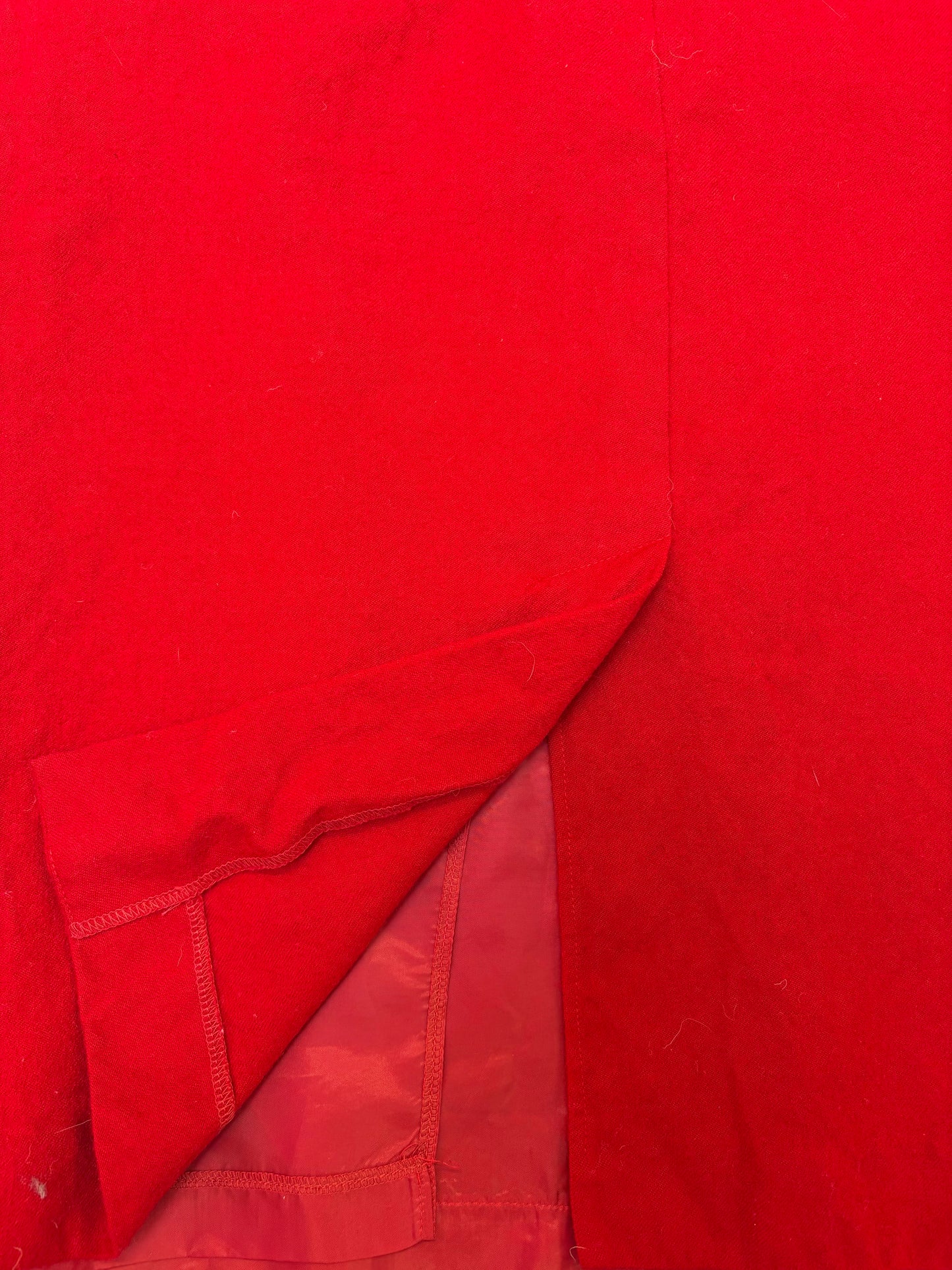 VINTAGE RED BIDSWEAR SKIRT | 12-14