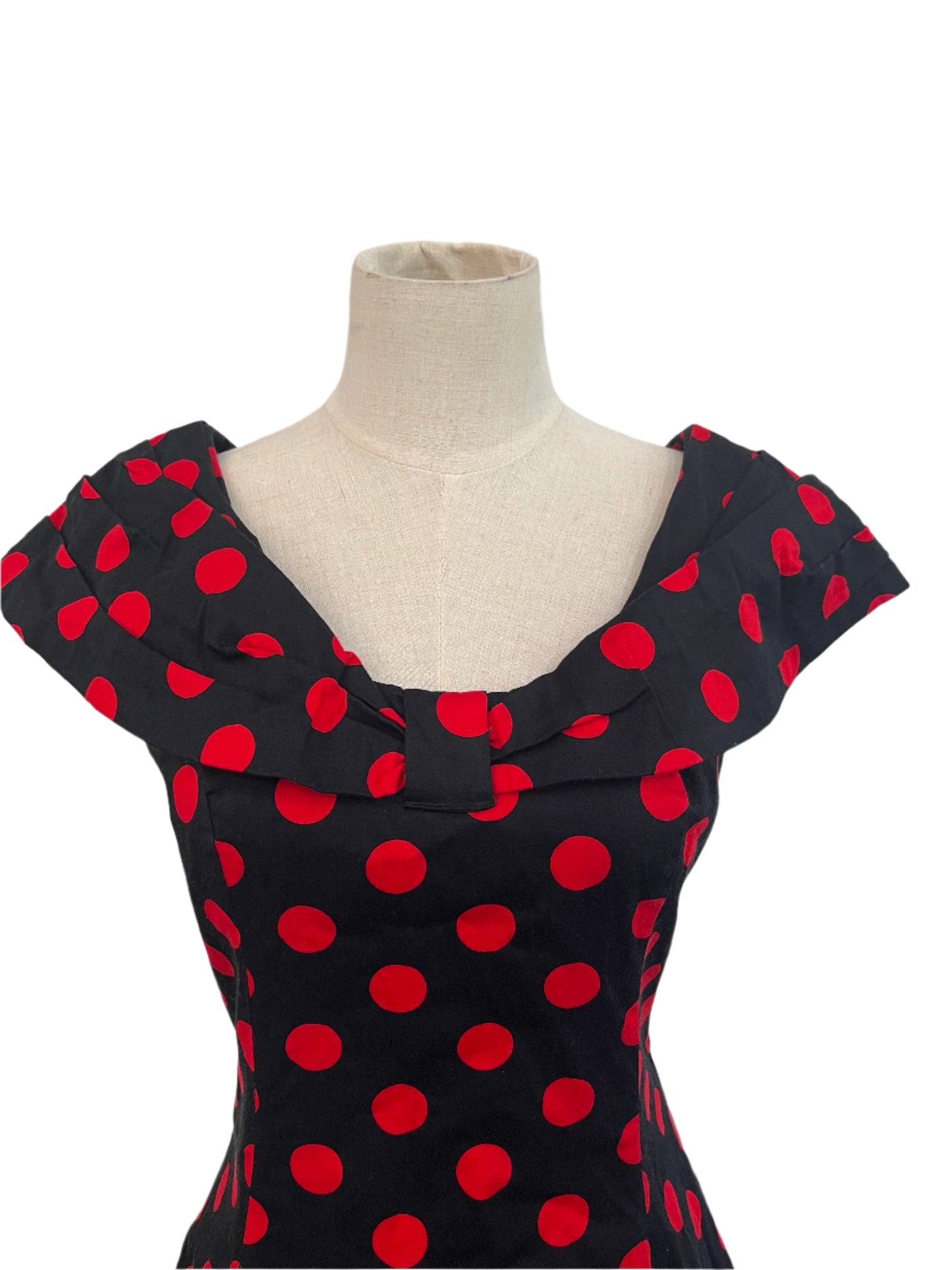HEARTS & ROSE POLKADOT DRESS SZ 10