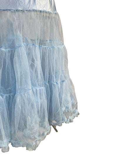 HELLBUNNY BLUE PETTICOAT | L/XXL
