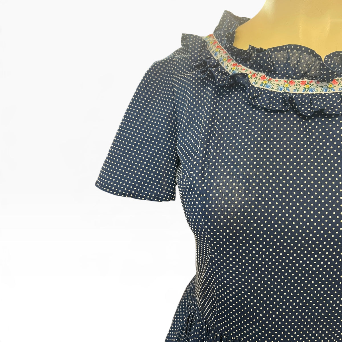 BLUE POLKA DOT DRESS | 16